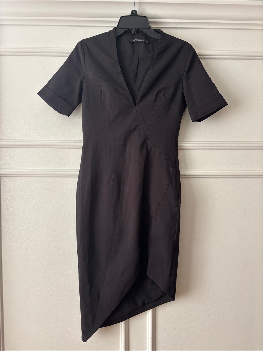Mossman Black assymetric dress
